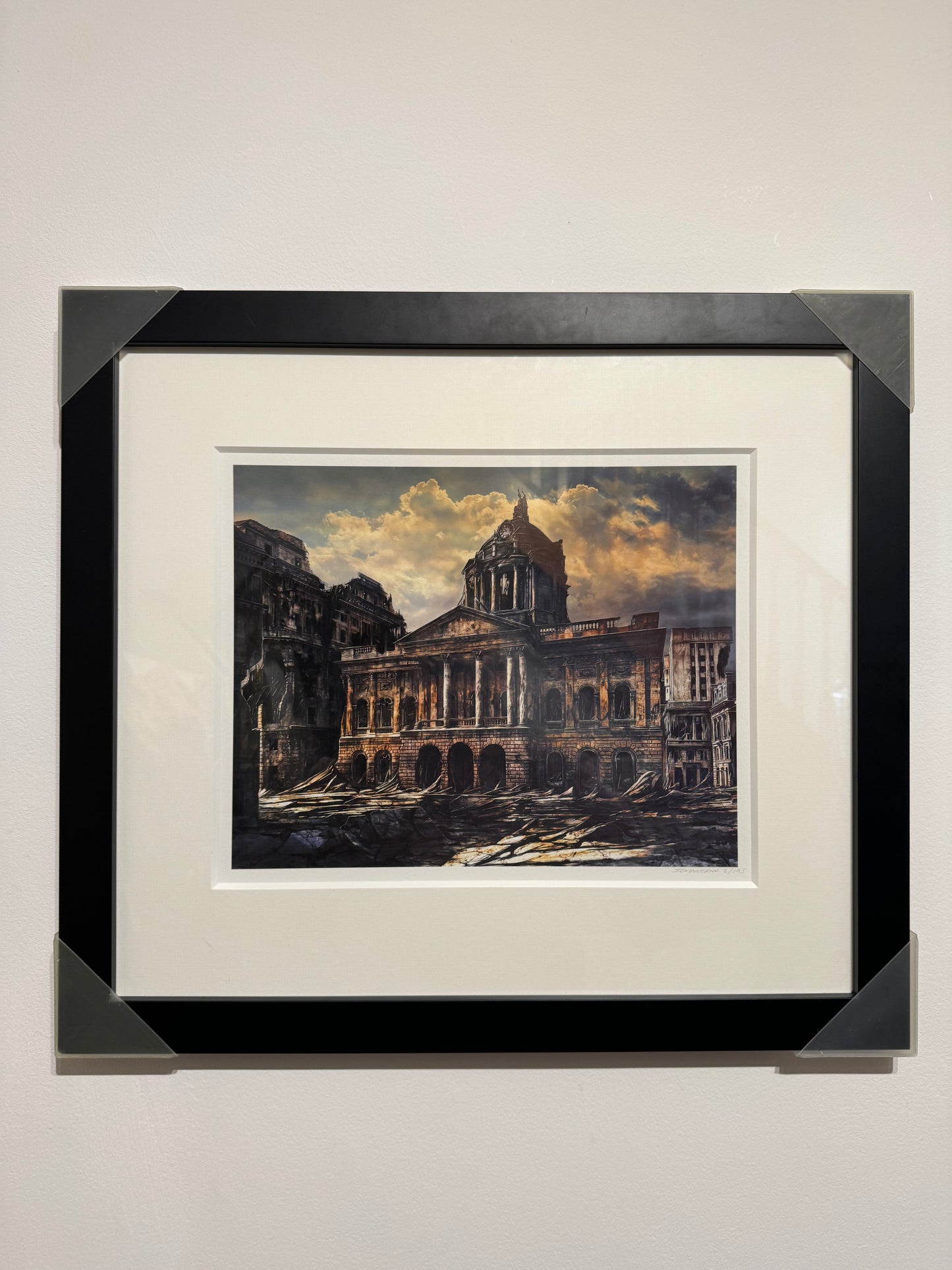 Small Framed Liverpool Townhall, Liverpool 2/195